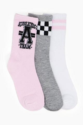 3 Pack Socks