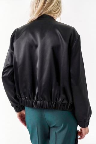 Satin Bomber Jacket