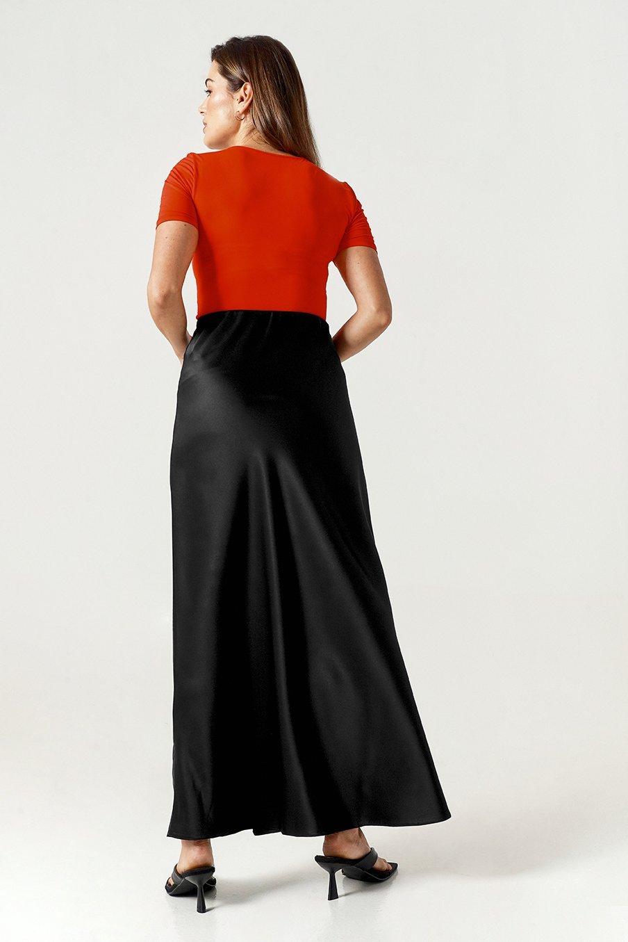 Satin Slip Skirt
