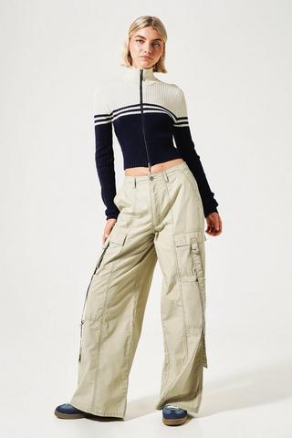 Women, Royal blue cargo pants from Mr Price. B