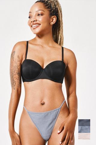3 Pack Seamless Thong