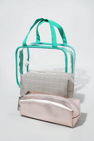 3 Pack Makeup Bag