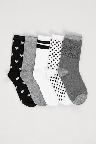 5 Pack Socks