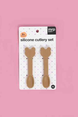 2 Pack Silicone Cutlery Set