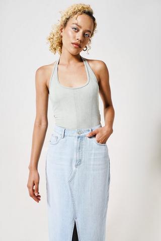 Seamless Halter Neck Top
