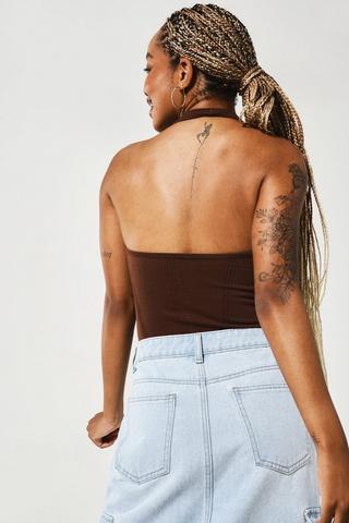 Seamless Halter Neck Top