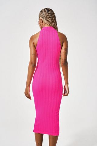 Seamless Turtle Neck Bodycon Dress