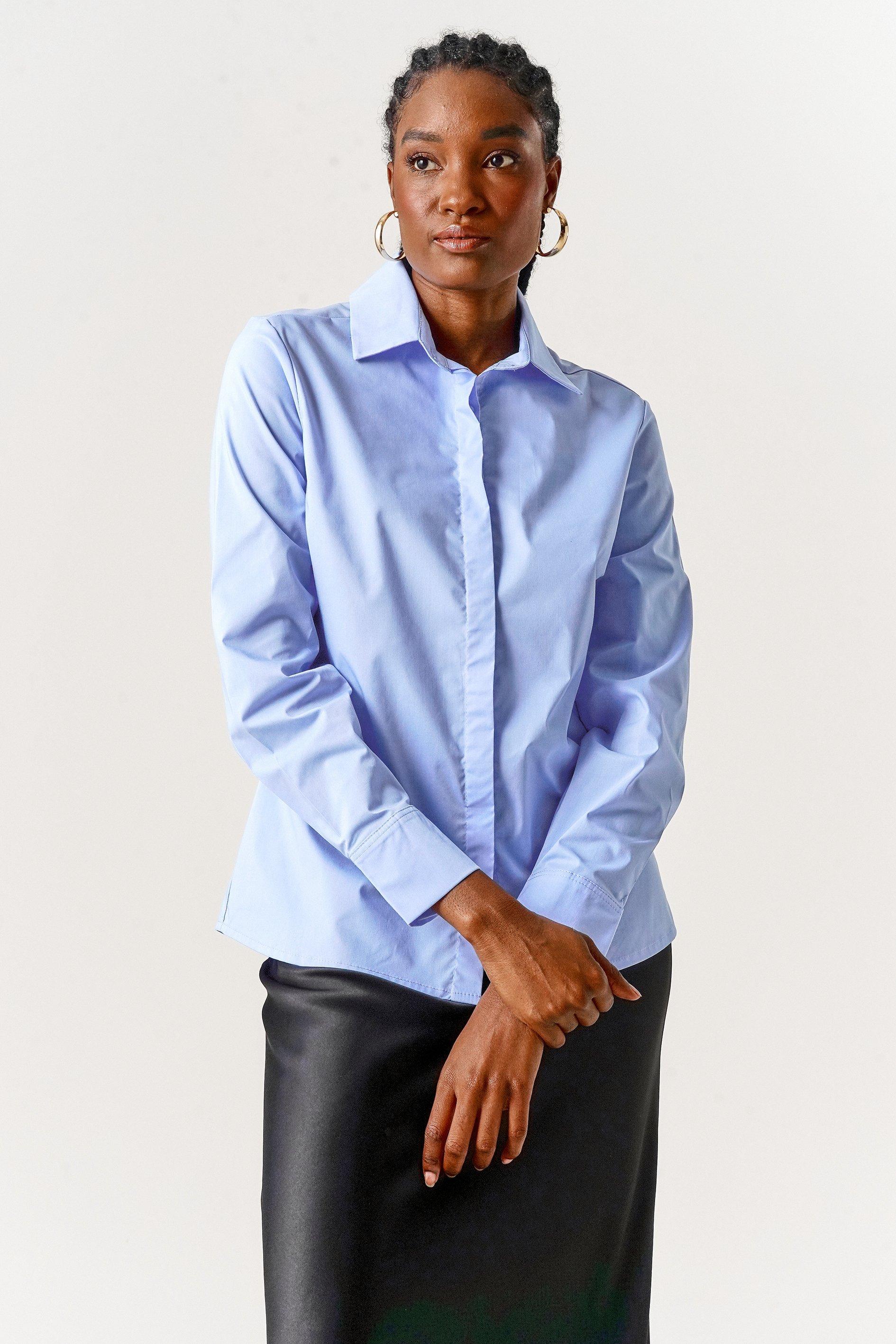 Women's Blue Shirts & Blouses: Casual & Formal