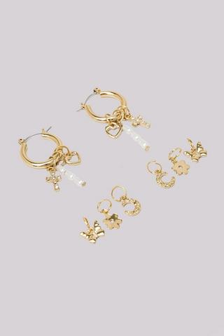 Hoop Earrings With Charms