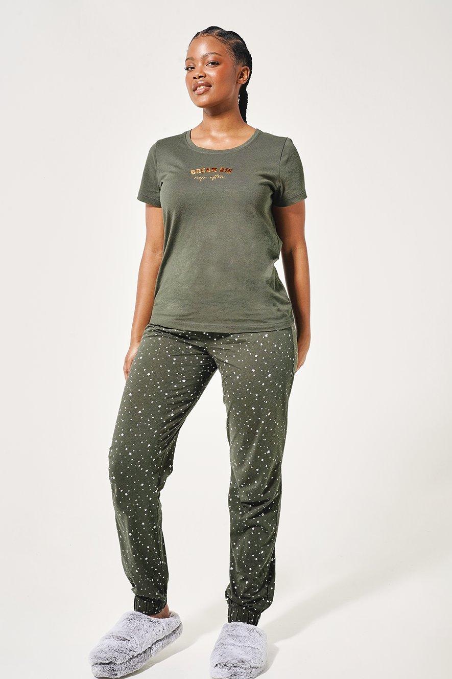 Up Early Puff Sleeve Sleep Set