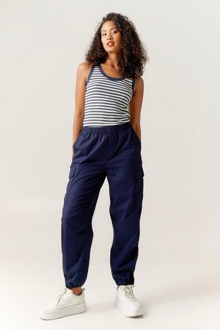 Women, Royal blue cargo pants from Mr Price. B