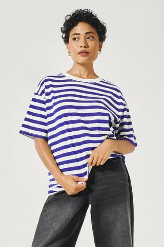 Stripe Oversized Top