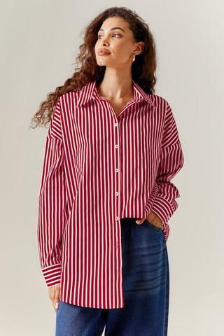 Oversized Stripe Shirt
