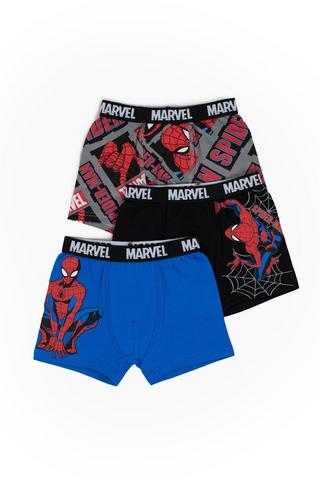 3 Pack Spiderman Trunks