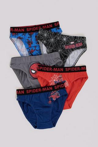 5 Pack Spiderman Briefs
