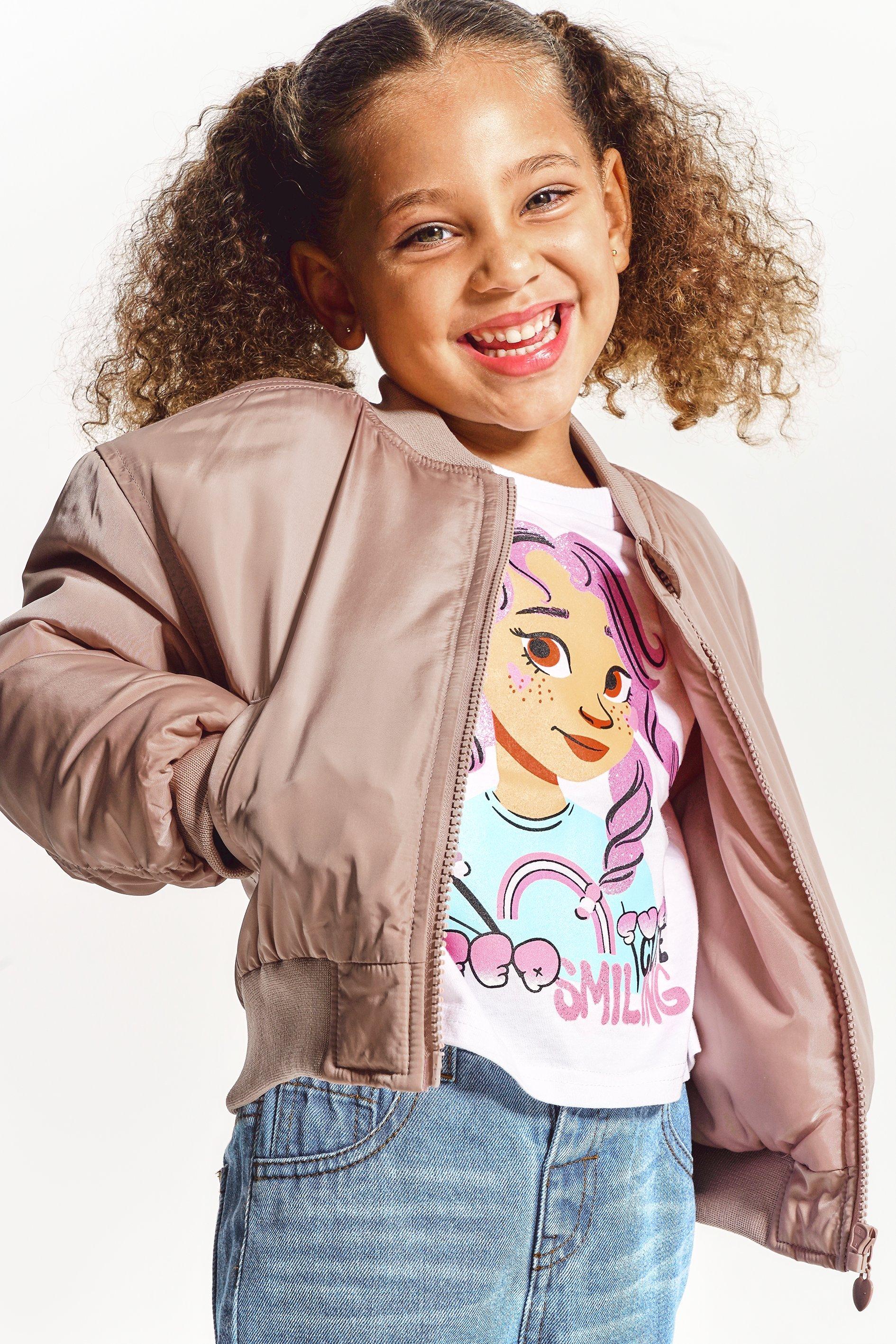 Veste Bomber Fille Name It Nkfmaya - Coupe Décontractée, Idéale Pour L'automne