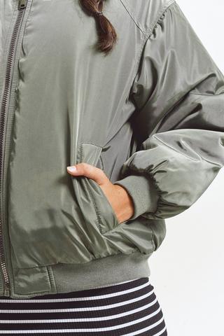 Oversized Bomber Jacket