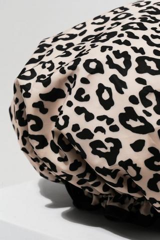 Leopard Print Shower Cap