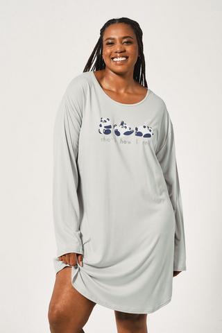 Womens long sleep online shirt