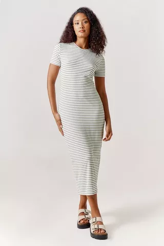 Stripe Bodycon Dress