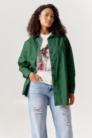 Oversized Poplin Shirt