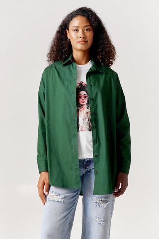 Oversized Poplin Shirt