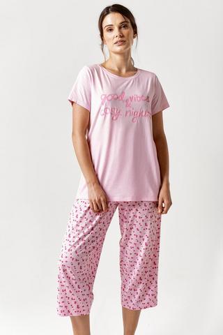 Sleep On It Girls Good Vibes 2-Piece Pajama Pants Sleep Set - , S