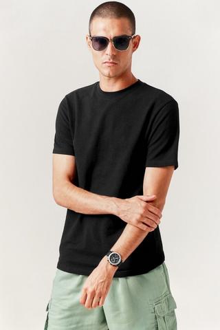 Textured T-shirt
