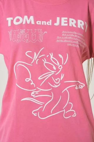Tom And Jerry Oversized T-Shirt