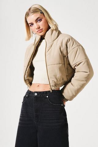 Cropped Puffer Jacket