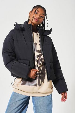 Oversized Utility Puffer Jacket