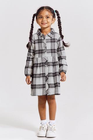 Check Shirt Dress