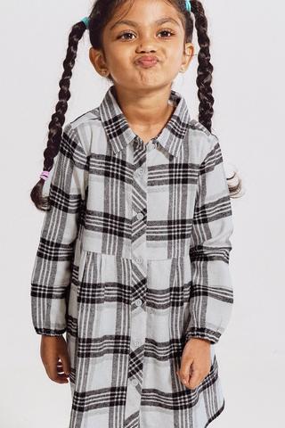 Check Shirt Dress