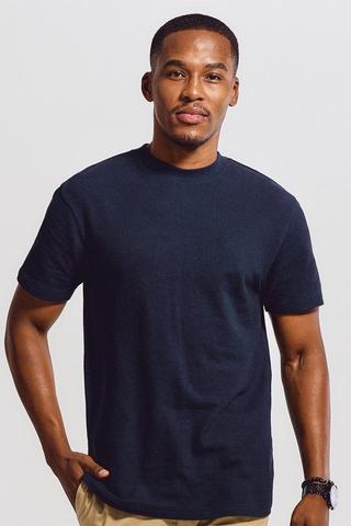 Black crew neck outlet t shirt