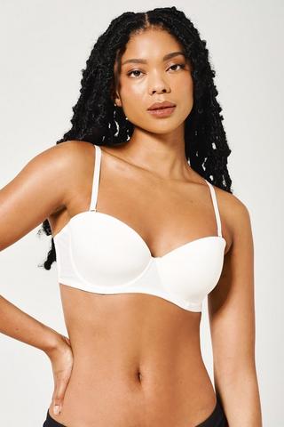 Wonderbra Matte And Sheer Balconette Push Up Bra