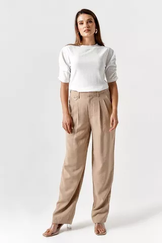 Tailored Wide Leg Pants