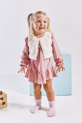 Dress And Gilet Set