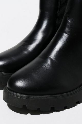 Ankle Block Heel Boot