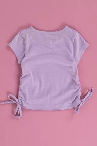 Side Ruched T-Shirt