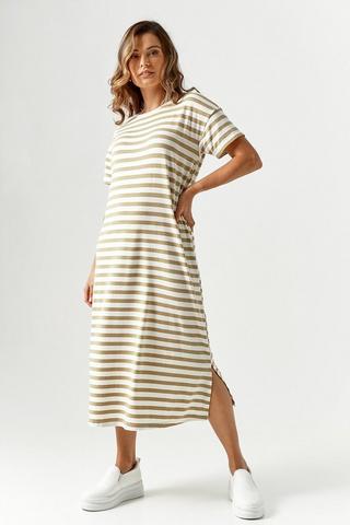 Stripe Column Dress