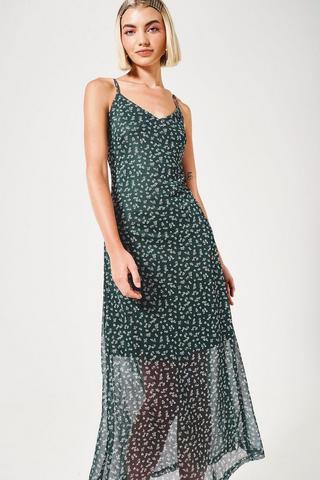Mesh Maxi Dress
