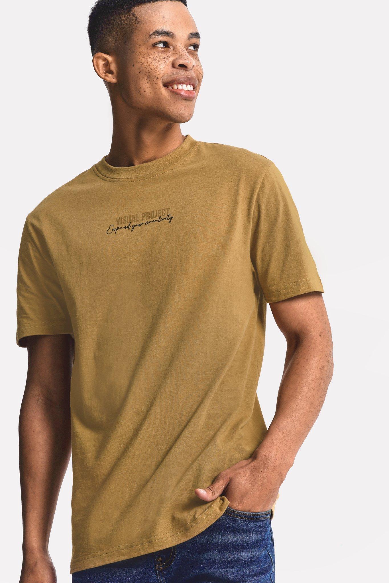 White Rubber Print Statement T-Shirt main image 0