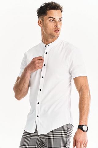 Mandarin Collar Shirt