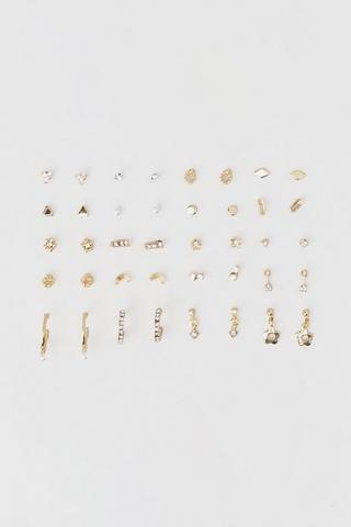 20 Pack Stud Earrings