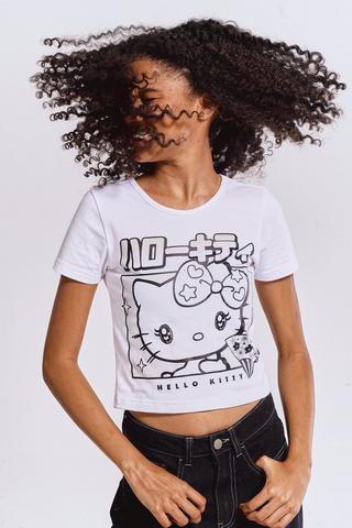 Shop Hello Kitty Printed T-shirt and Pyjama Set Online