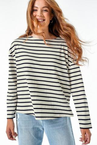 Stripe Boxy Top