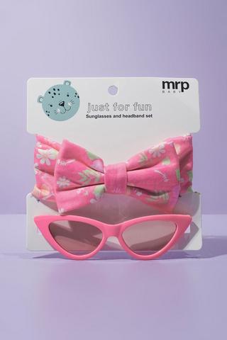 Headband And Sunglasses Set