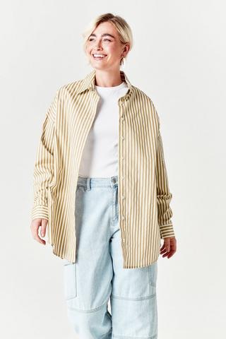 Oversized Stripe Shirt