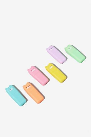 6 Pack Mini Highlighters