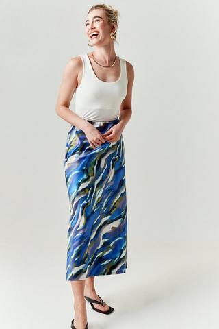 Satin Slip Skirt